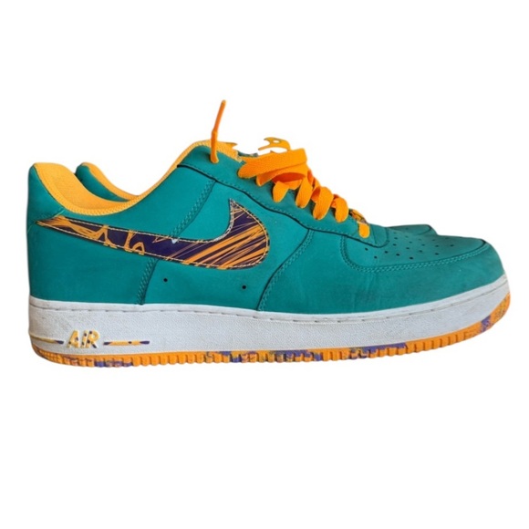 NIKE men’s size 13 2013/20124 AIR FORCE 1 LOWS Marbled Swoosh 488298 – 313 - Picture 1 of 16